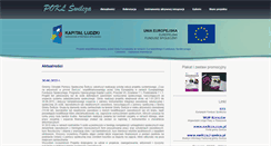 Desktop Screenshot of efs.swilcza.com.pl